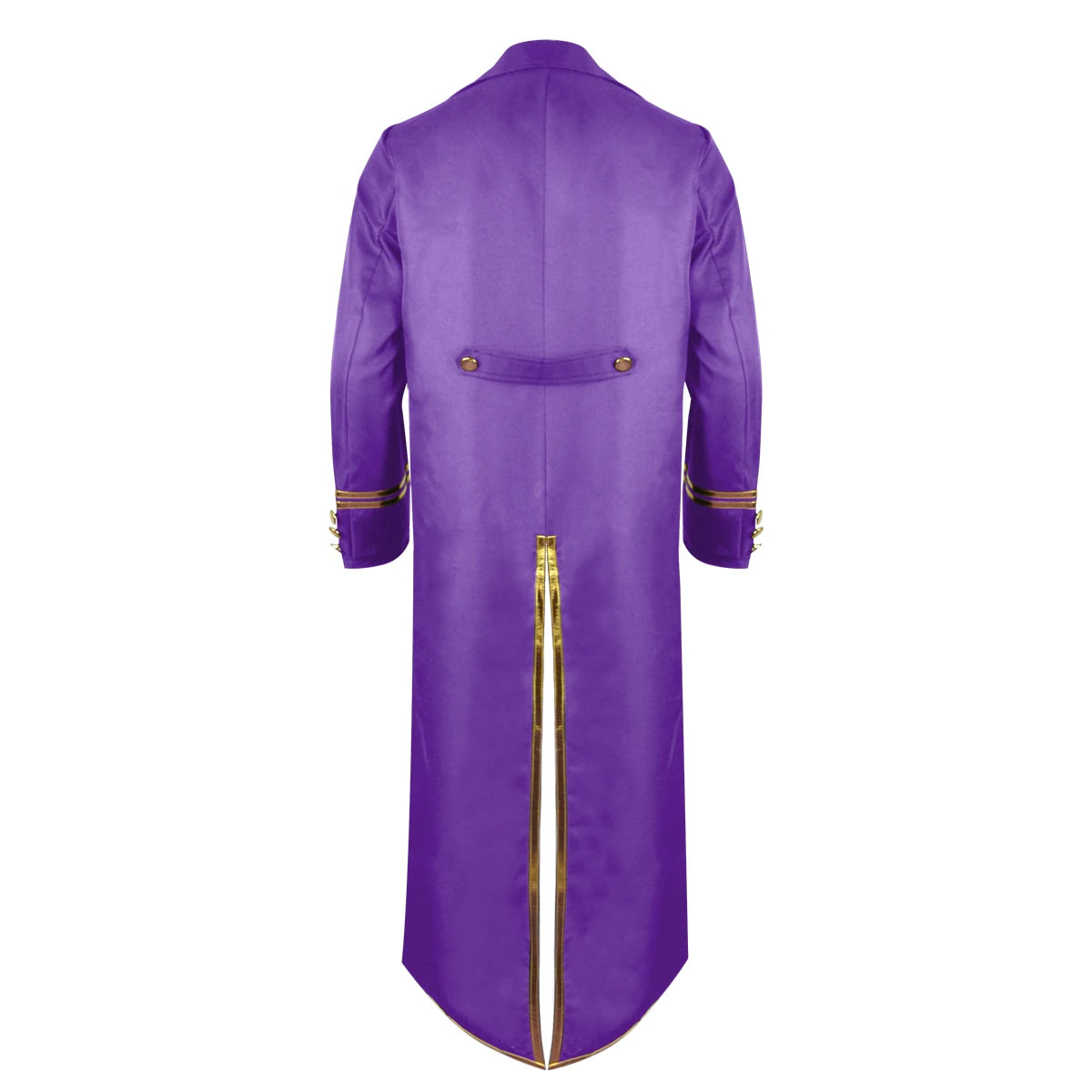 Halloween Costume Men Tuxedo Medieval Vintage Costume Male Mid-Length Punk Vintage Gilt Tuxedo Stage Performance Clothing