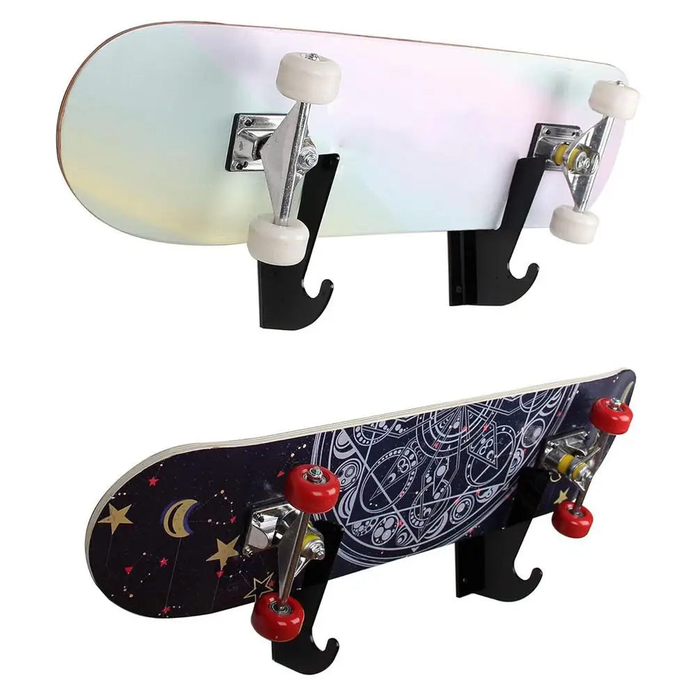 Skateboard Wall Mount Display Horizontal Storage Hanger For Longboard Skateboard Stand Skateboard Shelf Fits Virtually All