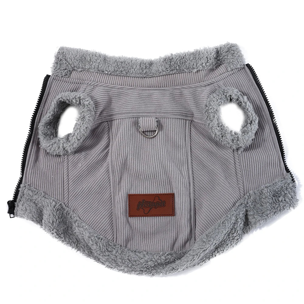 Pet Dog Jacket Coat For Small Medium Dogs Cats Winter Warm Fleece Puppy Clothes Windproof Cat Clothing Chihuahua Bulldog Outfits