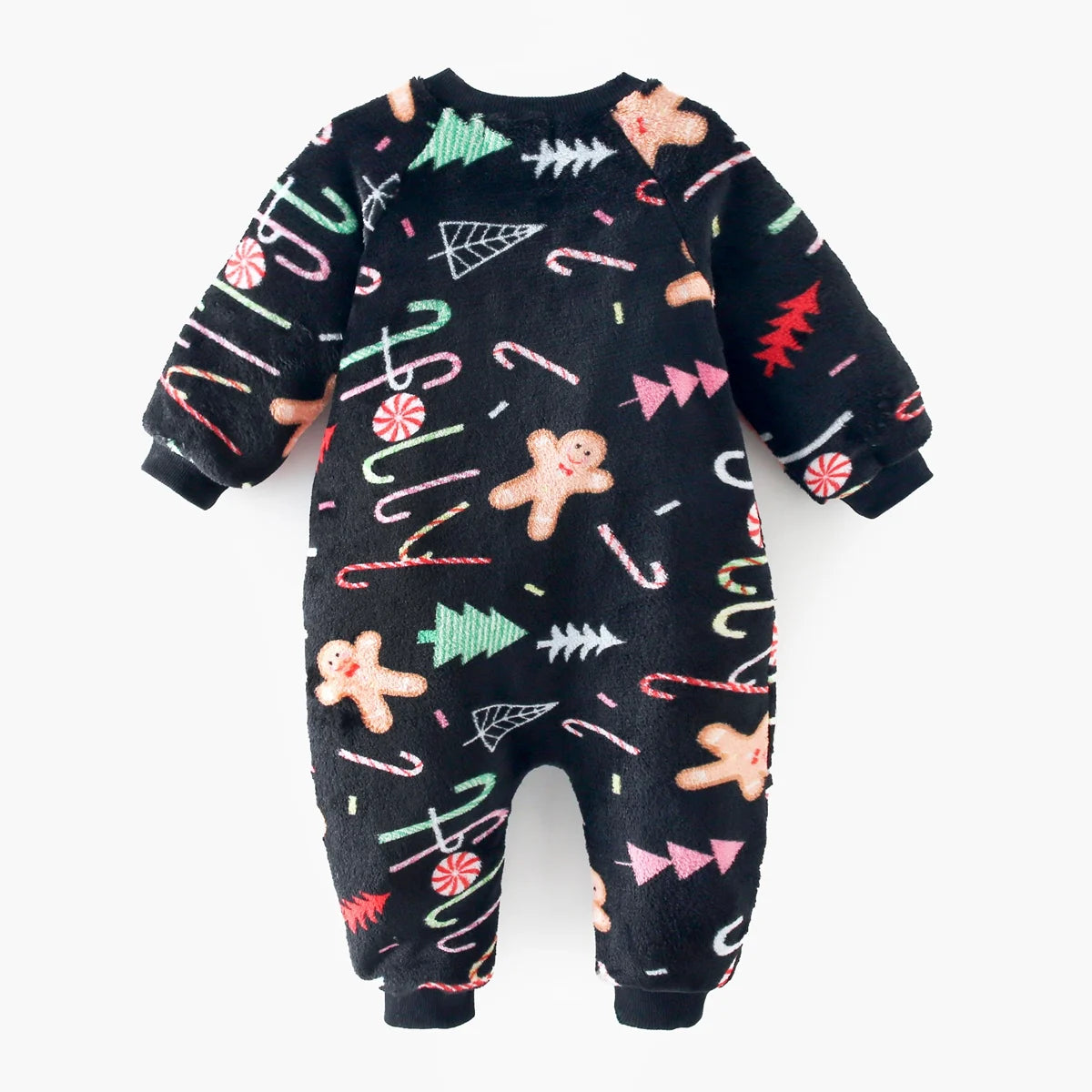 Toddler Christmas Winter Jumpsuits  Fleece Thickened Rompers Infants Baby Clothing Warm Cozy