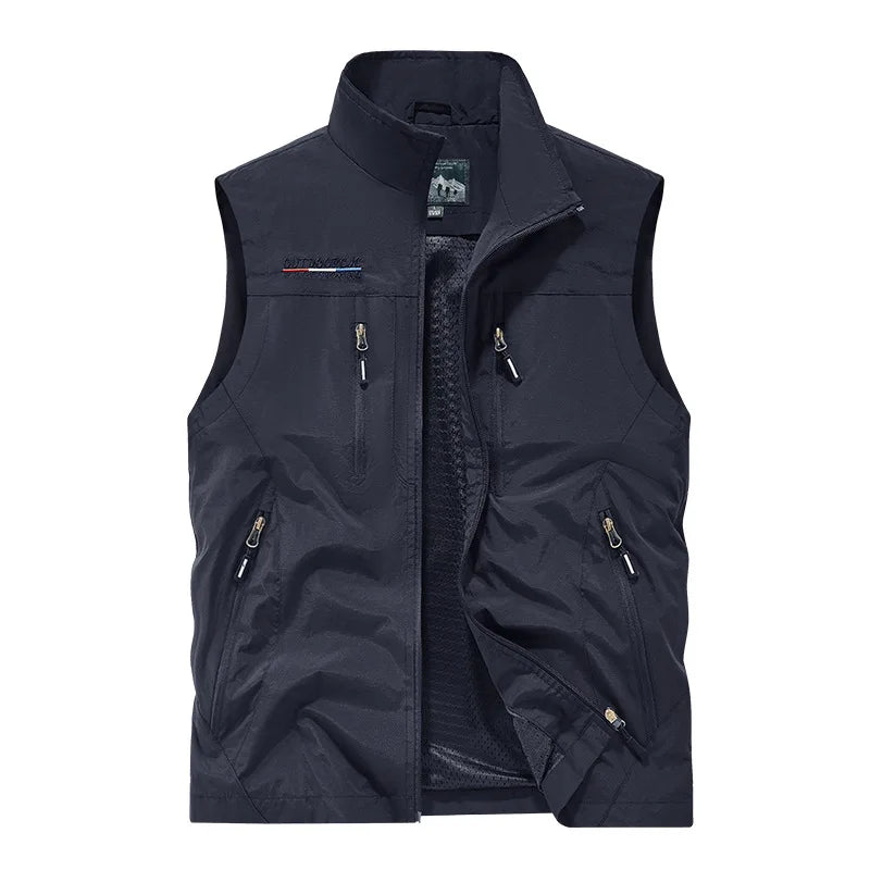 Multi-pocket Vest, Outdoor Activities, Rock Climbing, Hiking, Camping, Fishing, Mountain Climbing, Traveling, Photography, Vest