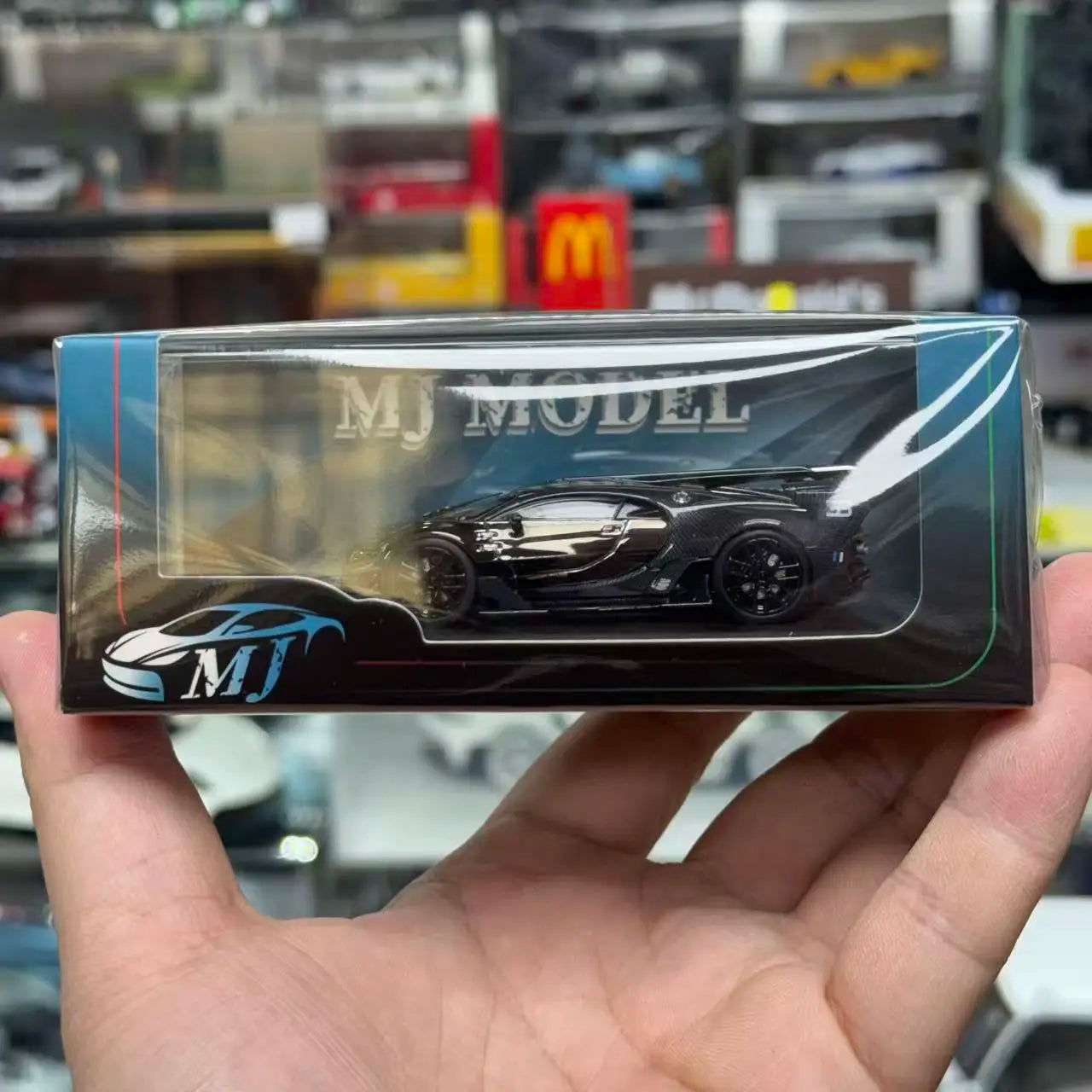 MJ 1:64 BUGATTI VISION GT Alloy Car Model Collection Ornament