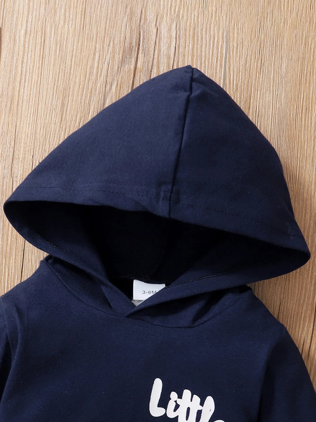 0-24 Months Newborn Baby Boy 2PCS Clothes Set Letter Print Long Sleeve Hoodie Romper+Pants Toddler Boy Cute Spring&Autumn Outfit