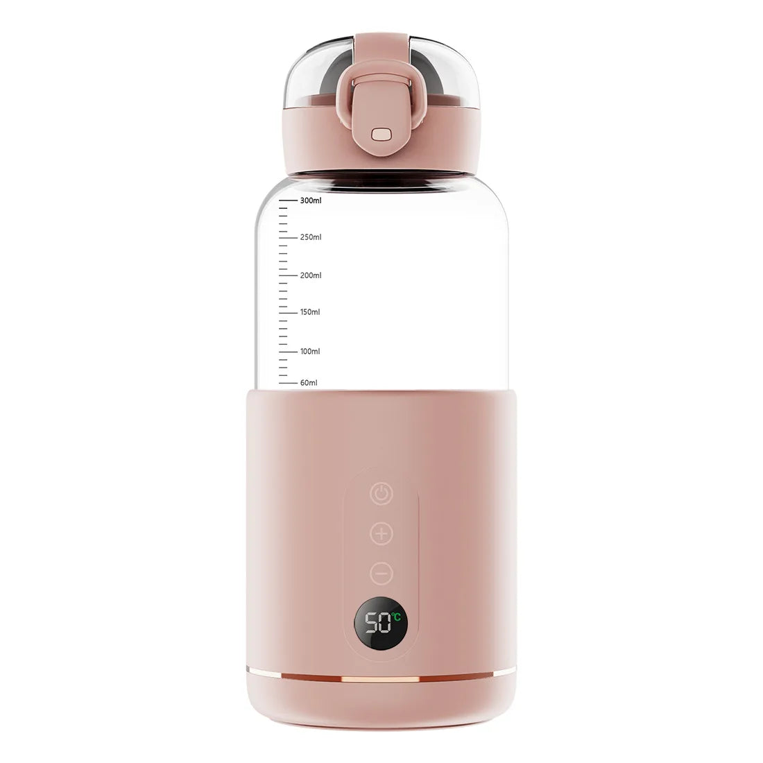 Portable Bottle Warmers For Baby Milk USB Rechargeable 37-55℃ Temperature Control Wireless Electric Baby Bottle Heater On-the-go