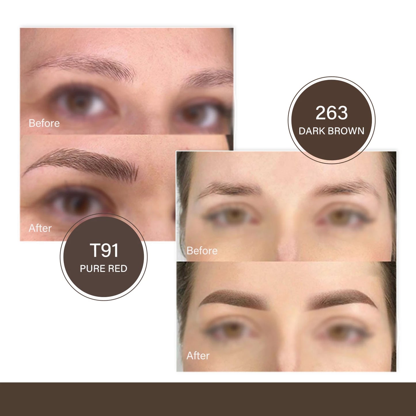 FAMISOO 15ml Permanent Makeup Pigment Microblading Paint Ink Body Art Eyebrows Eyeliner Tattoo Inks Makeup Supplies 0.5OZ