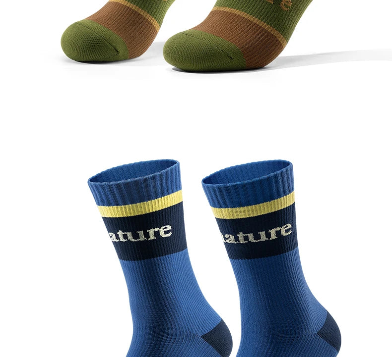 Qunature Four-Season Waterproof Socks Breathable Outdoor  Sport Socks Hiking Cycling Cross Country Running Skiing Windproof Sock