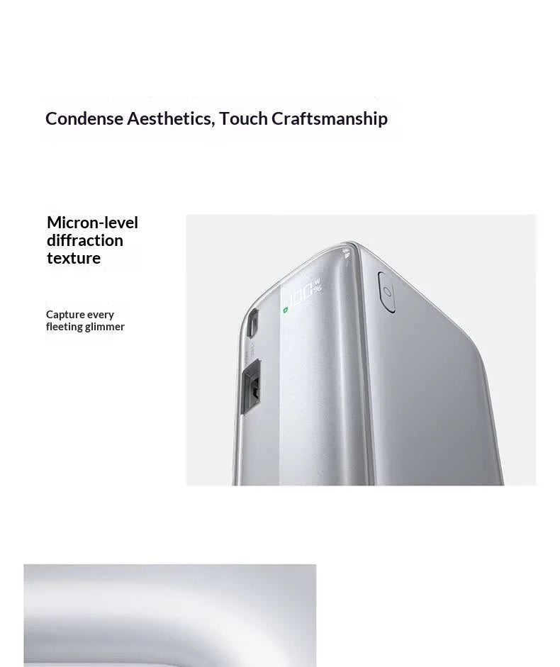 Baseus 67W Pro 3 In 1 Portable Power Bank Retractable Cable Charger 3C Certified Airline Approved For Smartphone 10000mah