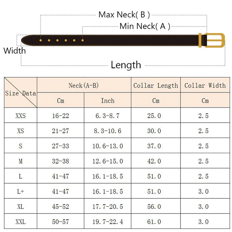 PU Dog Collar with Spike Rivet Adjustable Anti-Bite Pet Collars for Small Medium Large Dogs Bull Terrier Doberman Pinscher