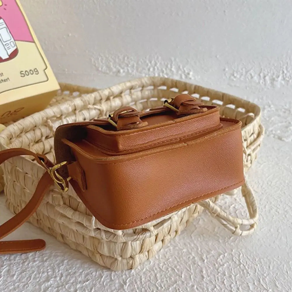 Versatile Design Children Messenger Bag Retro Style Simple Crossbody Bags Creative School Supplies Backpacks Cute For Women