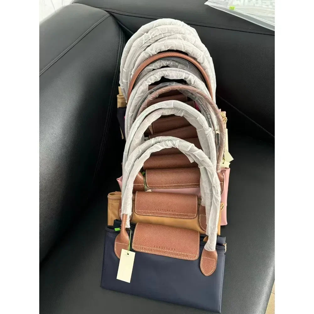 2026 Hot Ins Y2K Hobos Bag New Fashionable Large Capacity Women's Handbag Foldable Classic Eco Friendly Nylon Tote Shoulder Bags