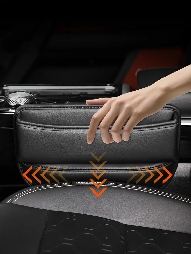 1 pair Universal Car Seat Gap Organizer Auto Console Side Pocket Seat Crevice Storage Box Interior Accessory