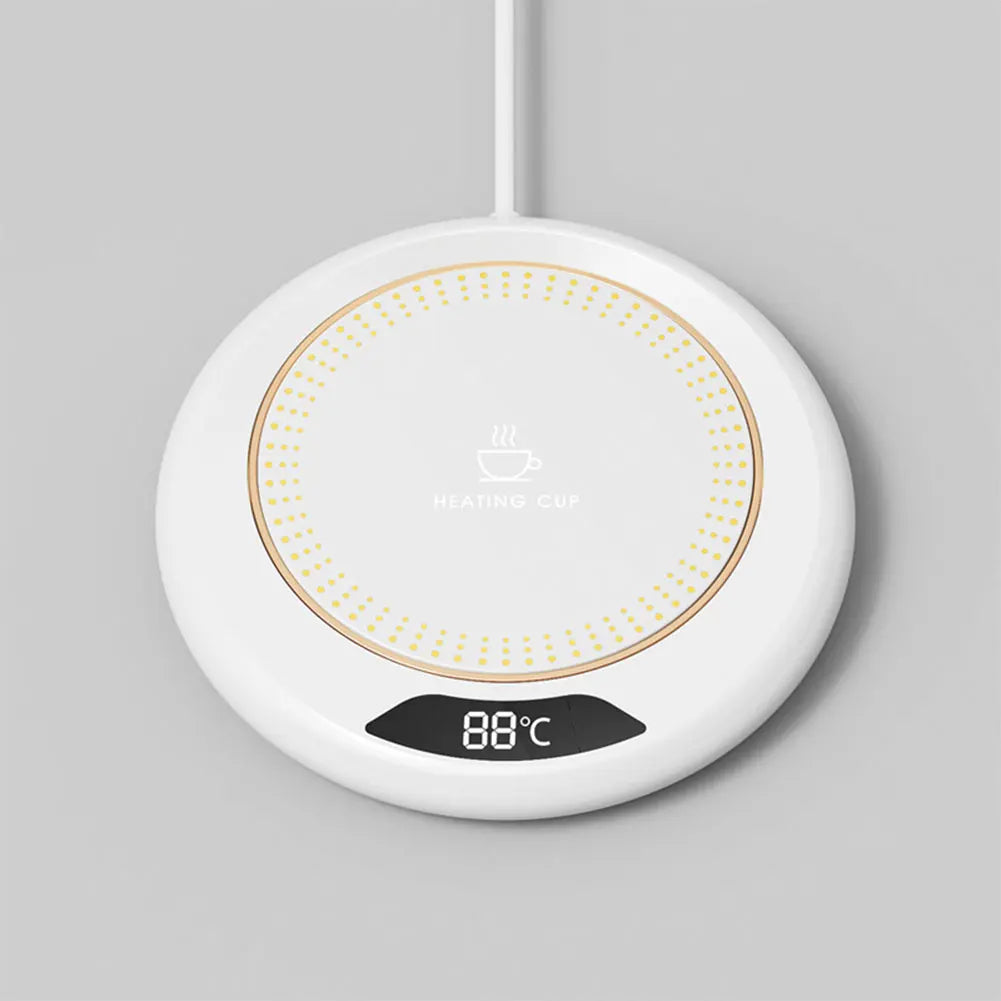 USB Coffee Mug Warmer 3 Temperature Setting Electric Beverage Warmer Coffee Warmer Plate for Hot Coffee Tea and Milk