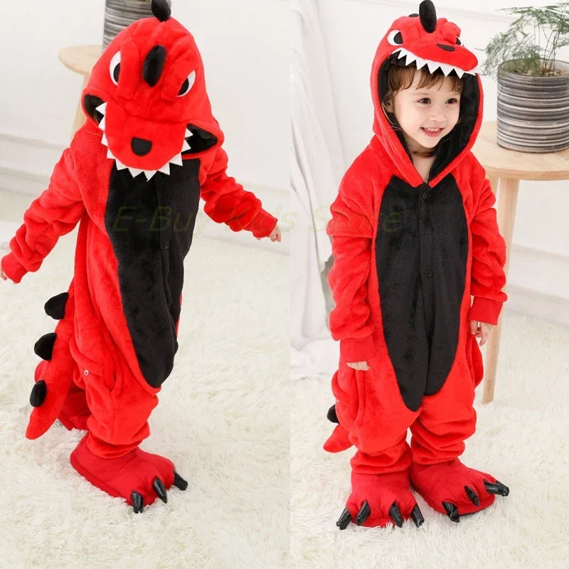 Kigurumi Onesie Kids Unicorn Pajamas For Children Animal Cartoon Blanket Sleepers Baby Costume Winter Boy Girl Licorne Jumspuit