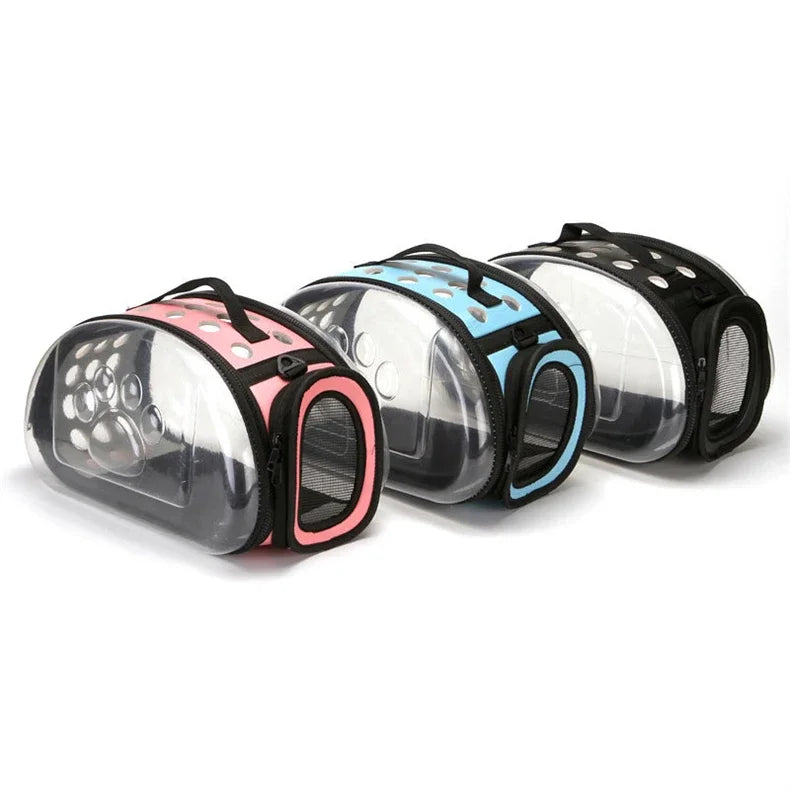 Cat Carrier Bag Outdoor Pet Shoulder bag Pet Dogs Cats Portable Breathable Collapsible Travel Cat Carrier Bag small dog