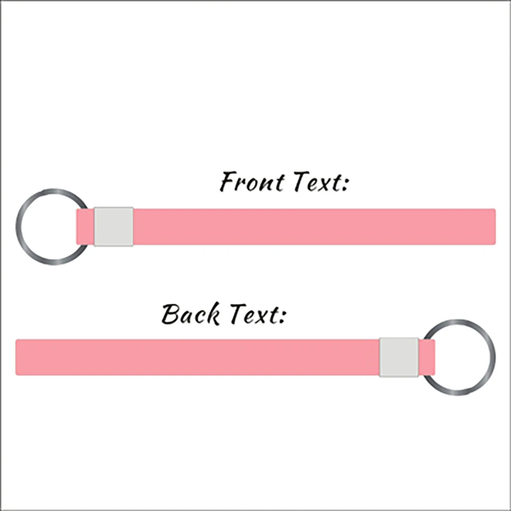 Custom Keychains Personalized Key Rings Llaveros Personalizados Customized for Events, Gifts, Backpacks, Awareness, Business