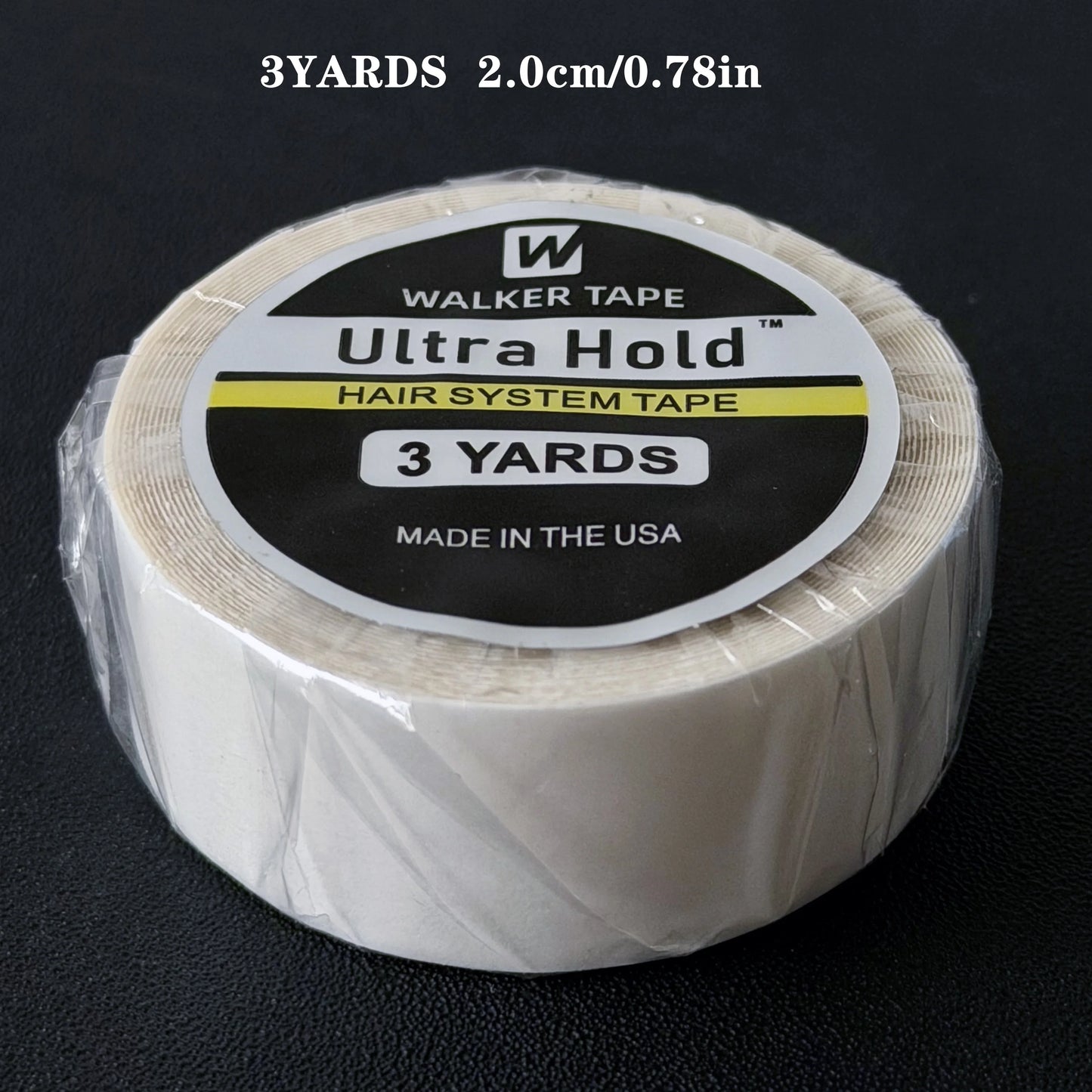 Walker Tape Ultra Hold Lace Front Hair System Tape 3/12Yards 4Sizes 0.8/1.0/2/2.54cm Strong Adhesive Wig Toupee Tape