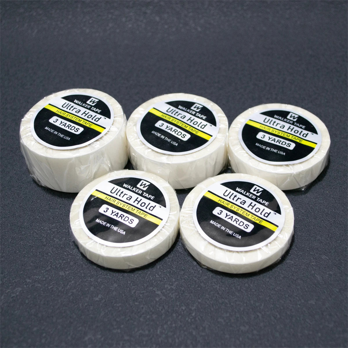 1 Roll Walker Ultra Hold 3Yards Hair System Tape Double Sided Adhesive for Lace Wig Toupee 5 Widths (0.8-2.54cm)