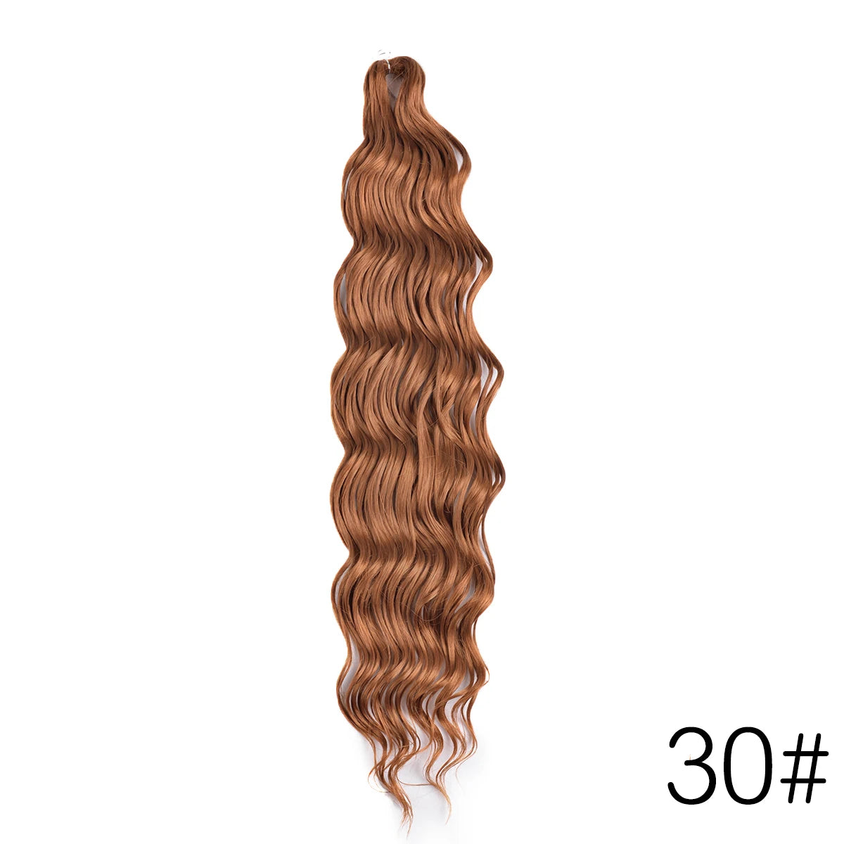 Anna Curl Synthetic Braiding Hair Loose Deep Wave 24 Inch Crochet Hair Extensions Water Wave Twist Pink Color Hair for Women
