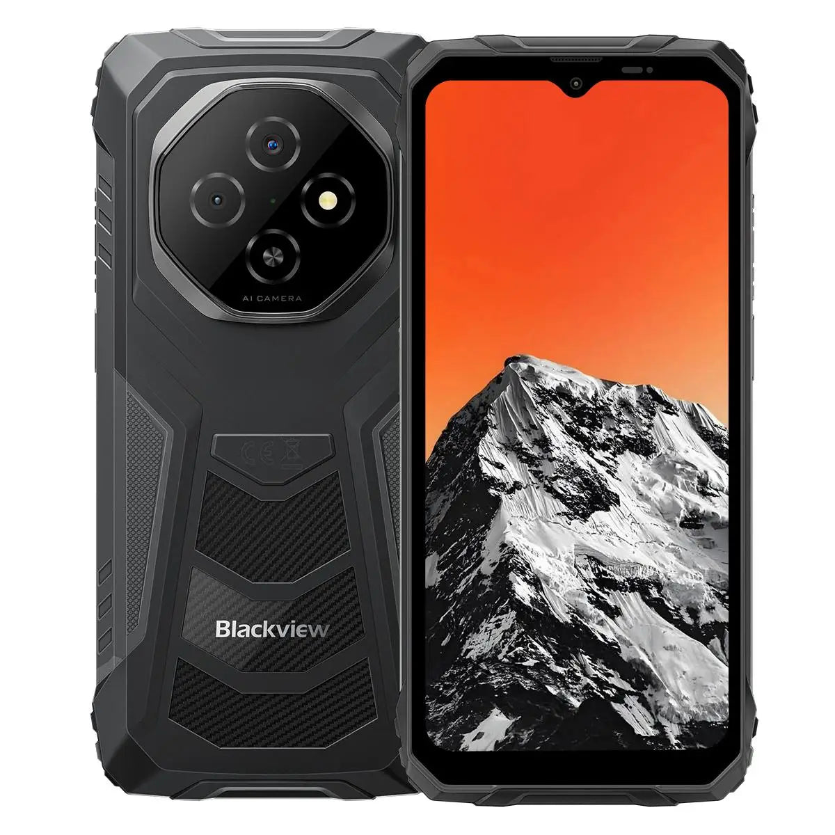 Blackview FORT 1 Smartphone 6.56'' Display 10000mAh Battery 4GB+128GB / 6GB+256GB 16MP Camera 4G Android 15 NFC  Cell Phone