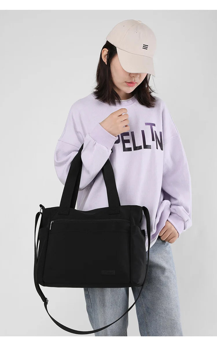 Women Bag Crossbody Nylon Large Capacity Shoulder Bag Lightweight Handbag Maternity Diaper Baby Bag For Mom Travel Dropshipping