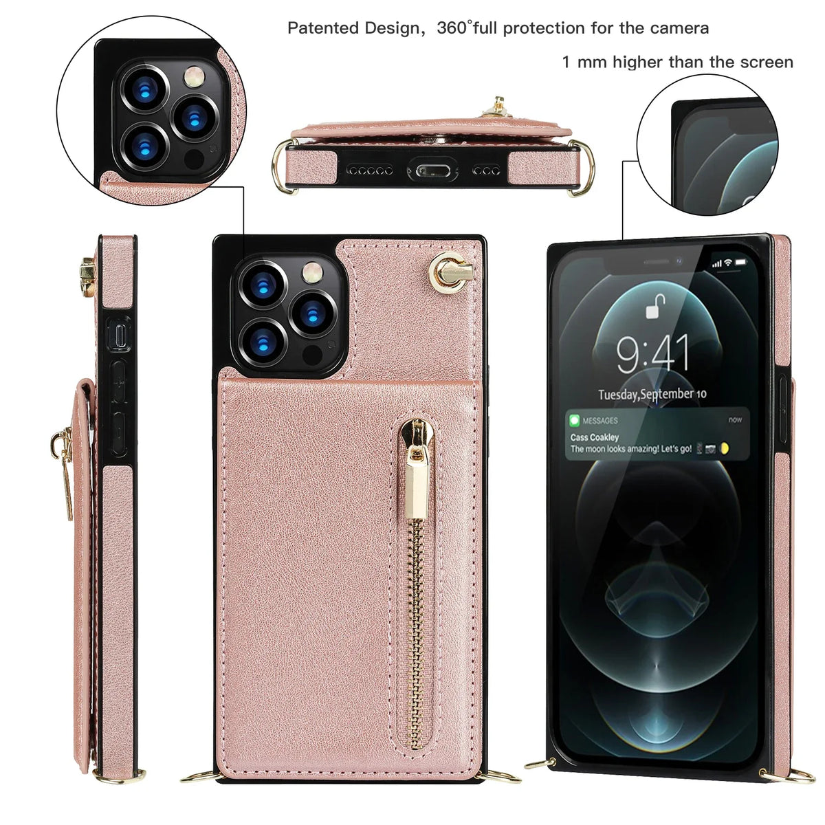 Crossbody Wallet for Huawei Mate 40 Pro 30 20 Lite P40 P30 Pro Plus Case with Card Holder Lanyard Strap Leather ZYXKZJLL