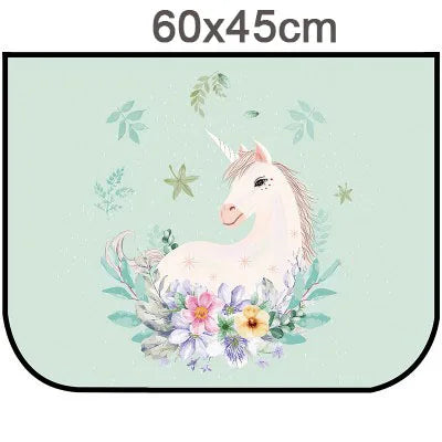 Car Magnetic Curtain In The Car Window Sunshade Cover Cartoon Universal Side Window Sunshade UV Protection For Baby Children