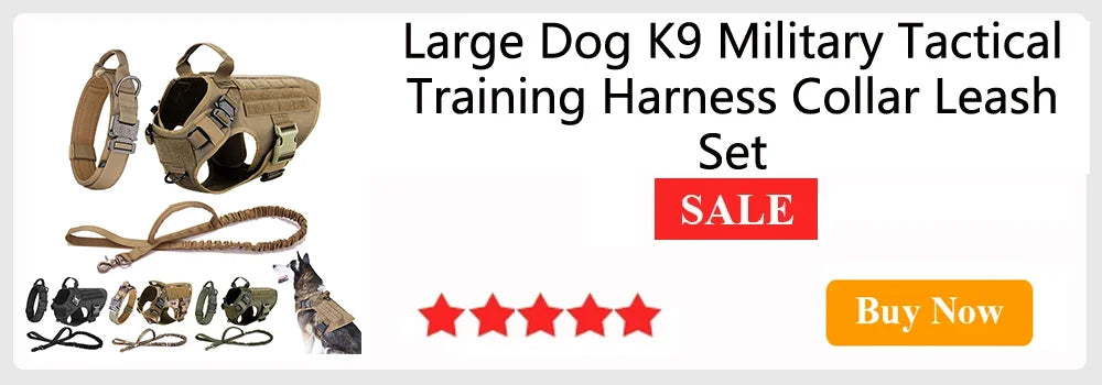 Dog Harness Bag Dog Accessories Military Dog Harness Pouch Pet Multi-purpose Nylon Dog Training Bags Attaching On Harness