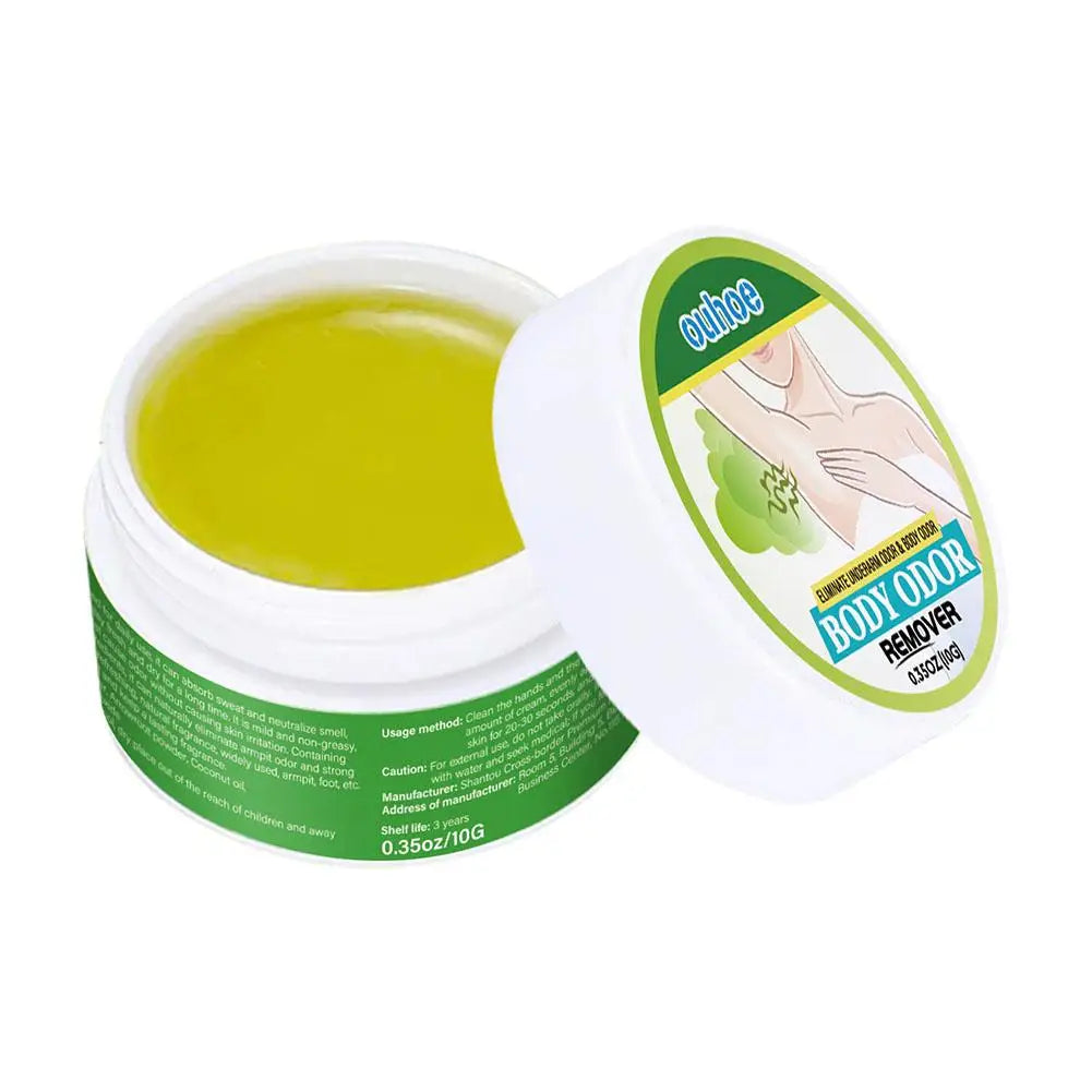 1/3/5pcs Natural Extract Plant Underarm Deodorant Cream Summer Deodorant For Sweat And Odor Removal Bad Smell Treatment 10g