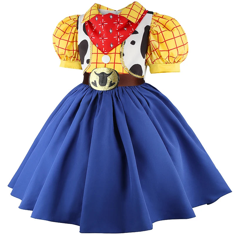 2026 New Halloween Girls Dress Up Costumes Children's Cosplay Costumes Children's Role Play Princess Dresses Complete Set