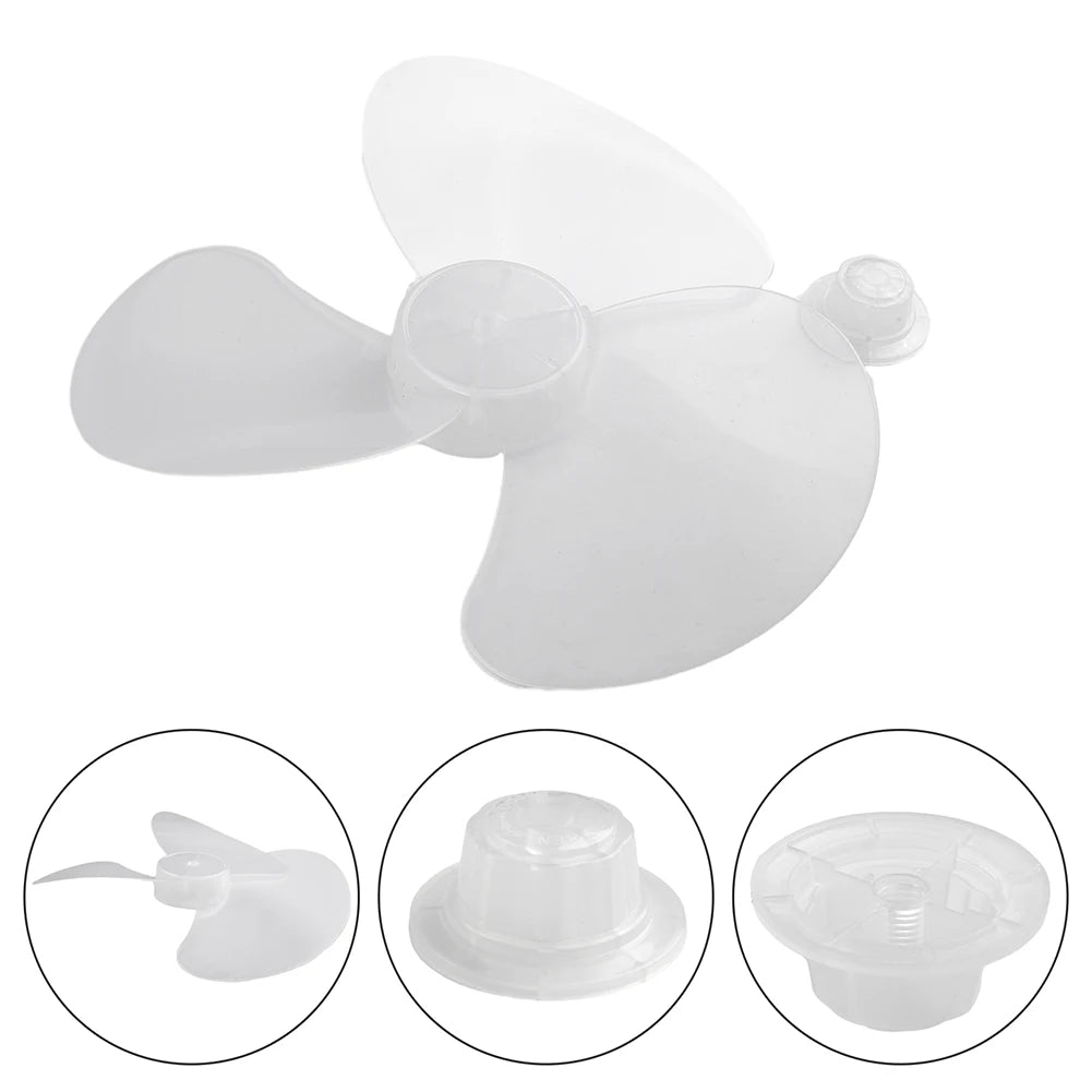 16 Inch 3 Leaves Fan Blades Household Plastic Fan Blade Three Leaves For Standing Pedestal Fan Table Fanner General Accessories