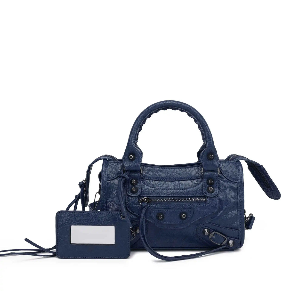 Luxury Designer City Motorcycle Shoulder Tote Bag for Women Large Capacity Autumn Winter Handbag Crossbody Stylish Women's Bag