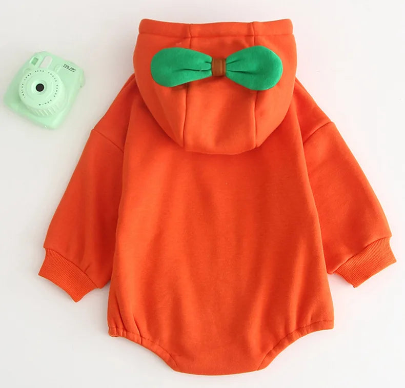 HoneyCherry Autumn Baby Red Romper Baby Fruit Crawling Suit Bodysuit Newborn Baby Clothes