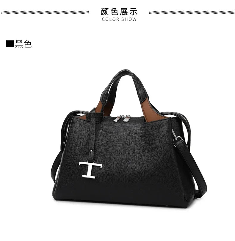 Luxury leisure travel zipper shoulder bag, high-quality design handbag, classic and trendy women's backpack
