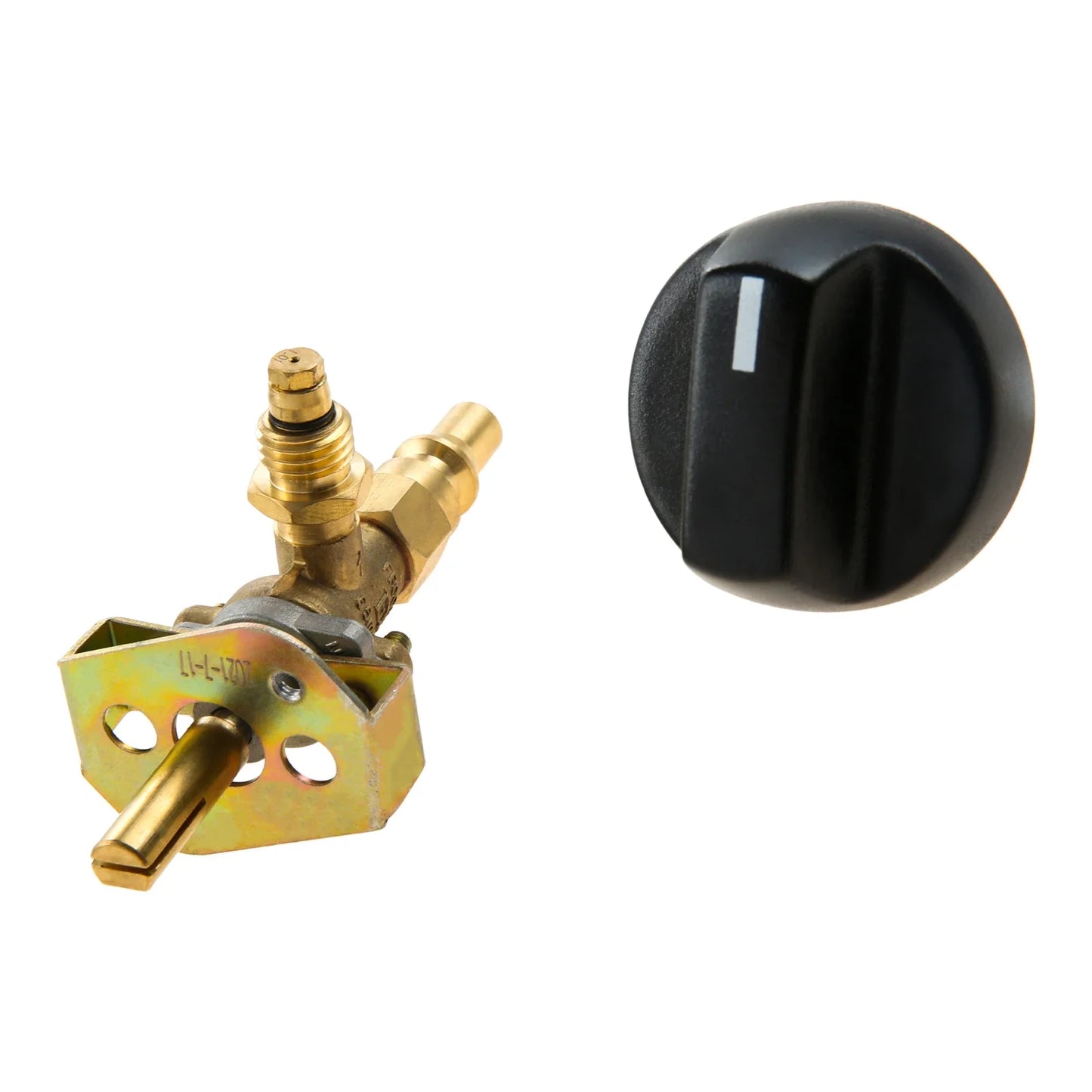 Grill Control Valve with M12x1.5 Thread and 1/4" Quick Disconnect Plug Fit for Olympian 5500 and 5100 and Weber 200 Gas Grill