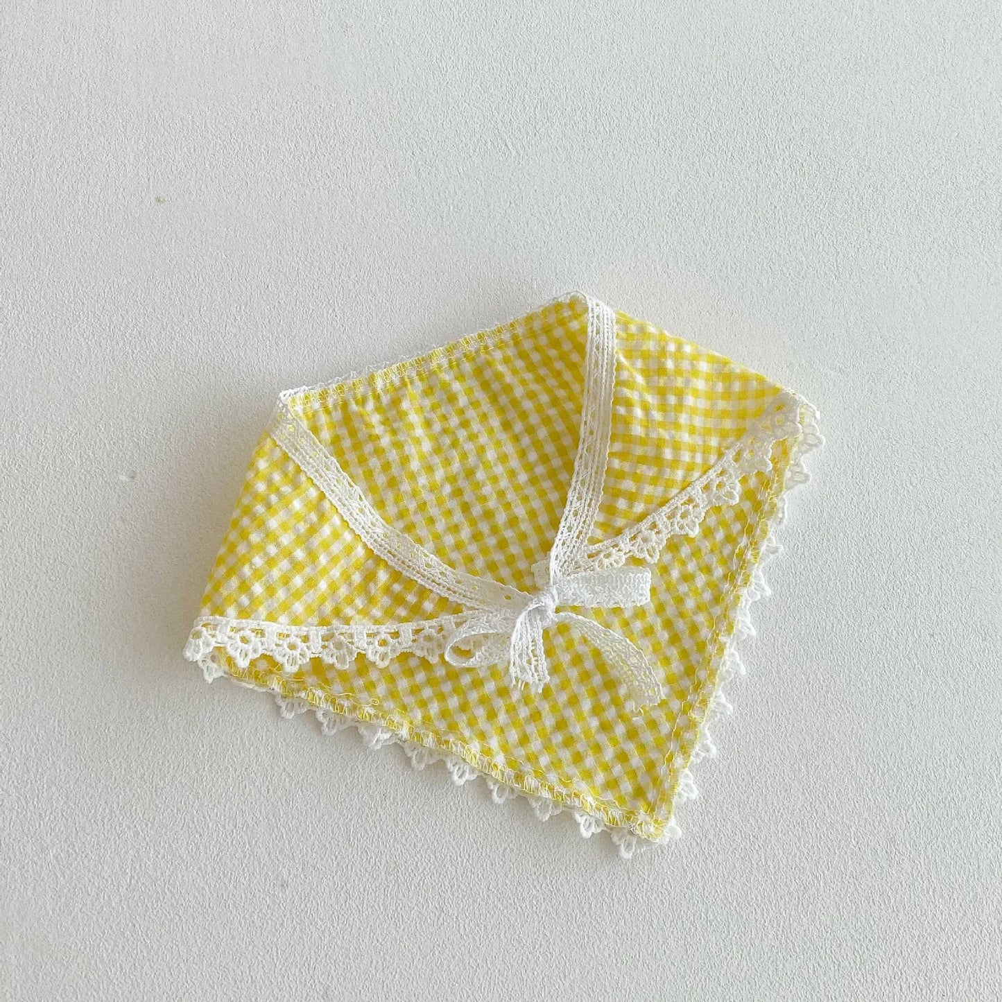 Baby Girl Summer Stylish Sweet Thin Class A Cotton Romper Dress - Cute Cartoon Duck Pattern Yellow Checkered Sleeveless Onesie