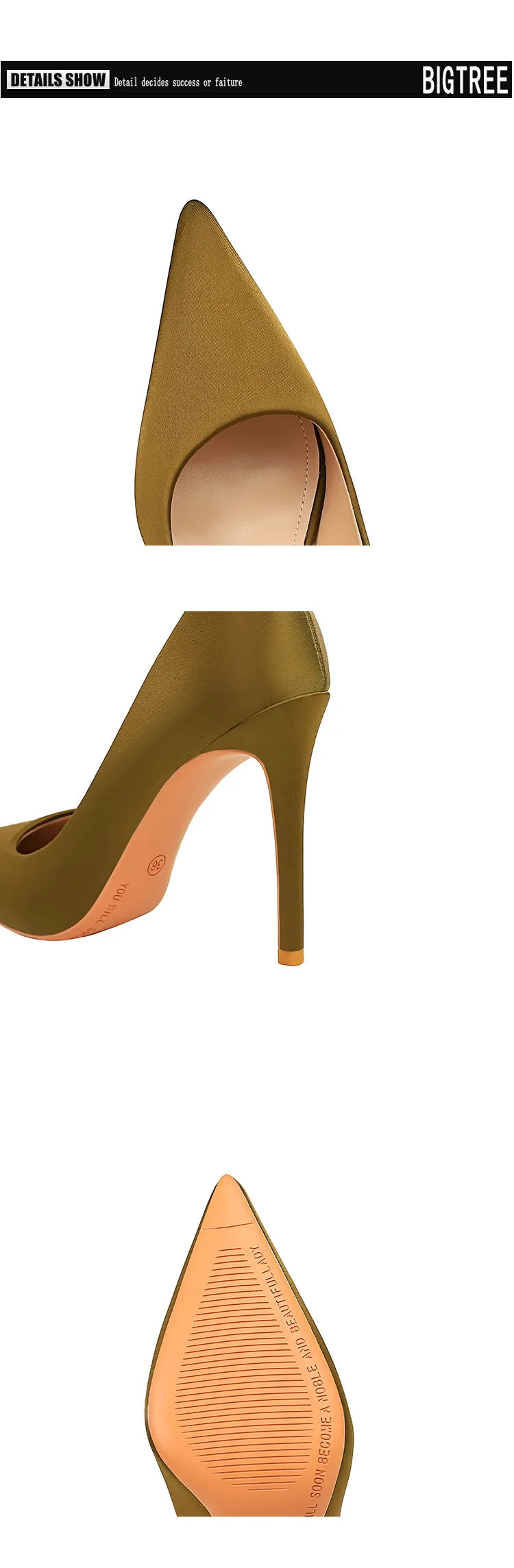 Large Size 43 Pointed Shoes Woman Pumps Professional OL High Heels Office Shoes Silks Satins Women Heels Stilettos Ladies Shoes