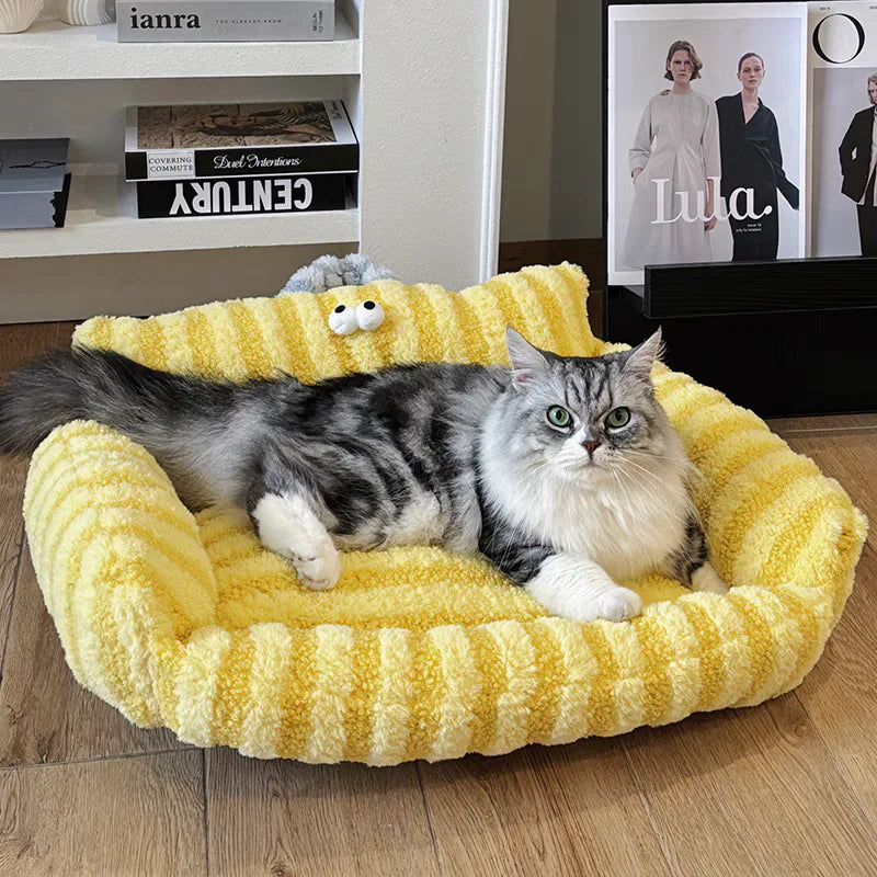 Cushion Winter Bed Puppy Special Sofa Kennel Winter Warm Pet Internet Celebrity Cat Nest Small Dog Dog Sleeping Mat