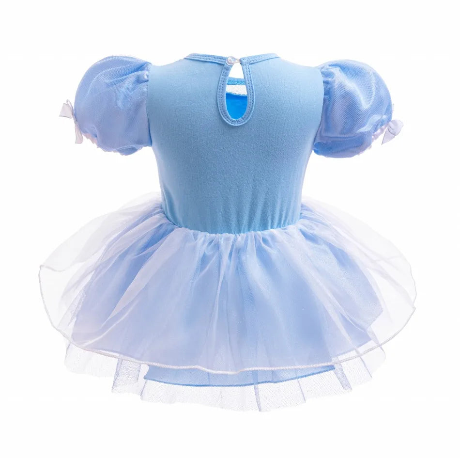 Baby Girls Princess Sofia Outfit Anna Elza Infant Baby Tutu Dress Kids Girls Costume Romper Aurora Belle Clothes Costumes Dress