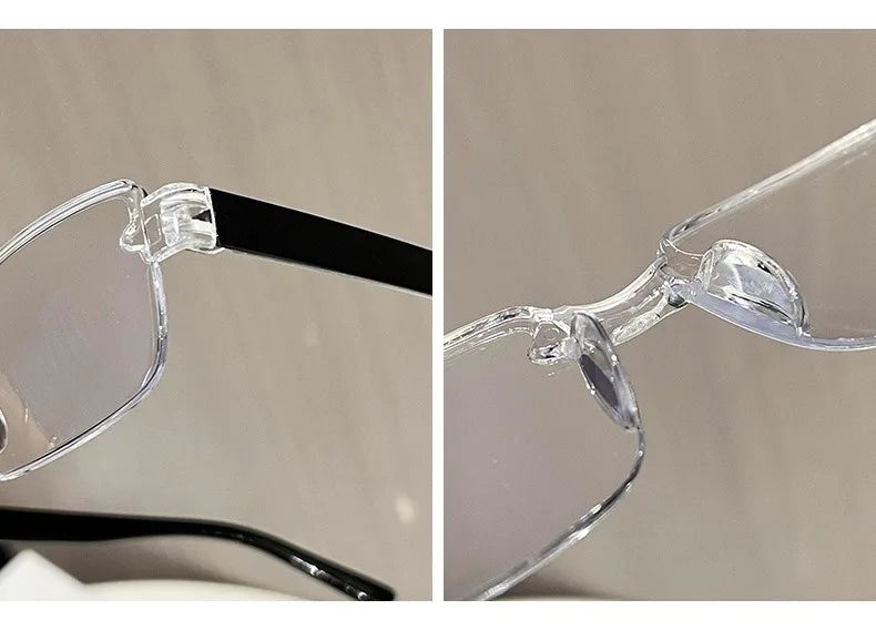 +1.0~5.0 Smart Zoom Reading Glasses Anti Blue Light Presbyopia Glasses For Men Women Adjustable Focus Lightweight Reader Glasses