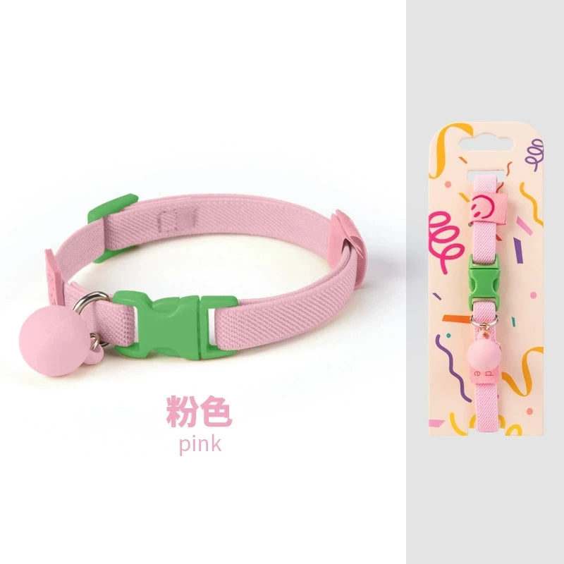 Pet Collar High Elastic Adjustable Puppy and Cat Collar Decorative Cat Necklace