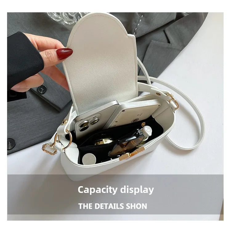 Luxury handbags for women 2026 New VLarge-capacity bucket bag for commuting, hand-held shoulder bag