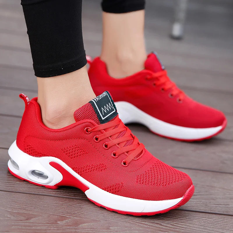 Women Running Shoes Breathable Casual Shoes Outdoor Light Weight White  Sports Shoes Casual Walking Sneakers for Wamen