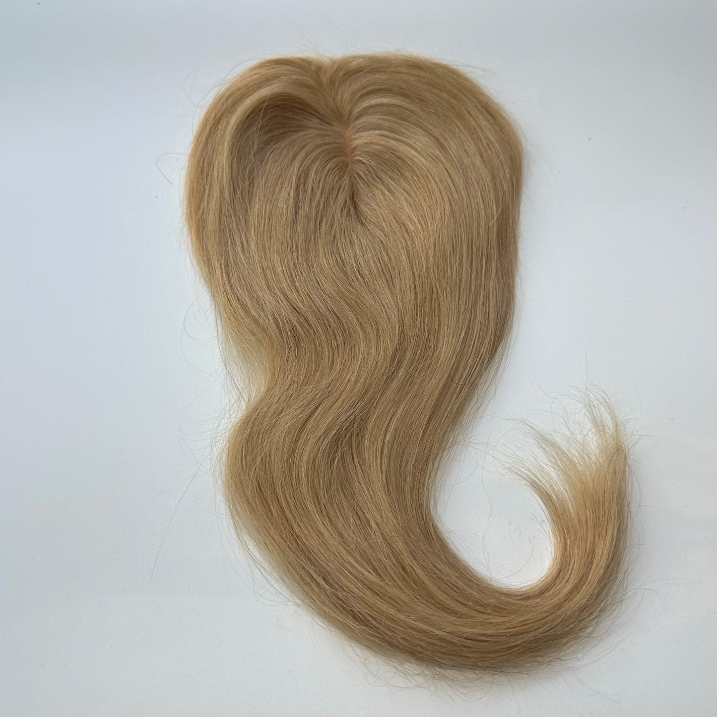 Women Hair Topper 100% Human Hair With Fringe Lace Mechanism Middle Part | 8x12cm 12inch Job Interview Ready
