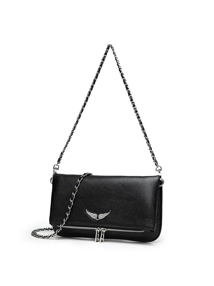 Wing Mini Square Bag for Women, 2026 Fashion Underarm Shoulder & Crossbody Bag, Cute Small Purse, Versatile Chic Handbag