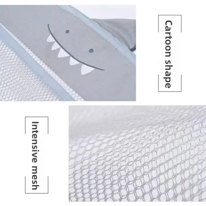 Baby Bath Toys Organizer Quick Dry Toddlers Mesh Net Bag for Bathroom Toy Storage Cartoon Shape Sand Beach Toys Storage Holder