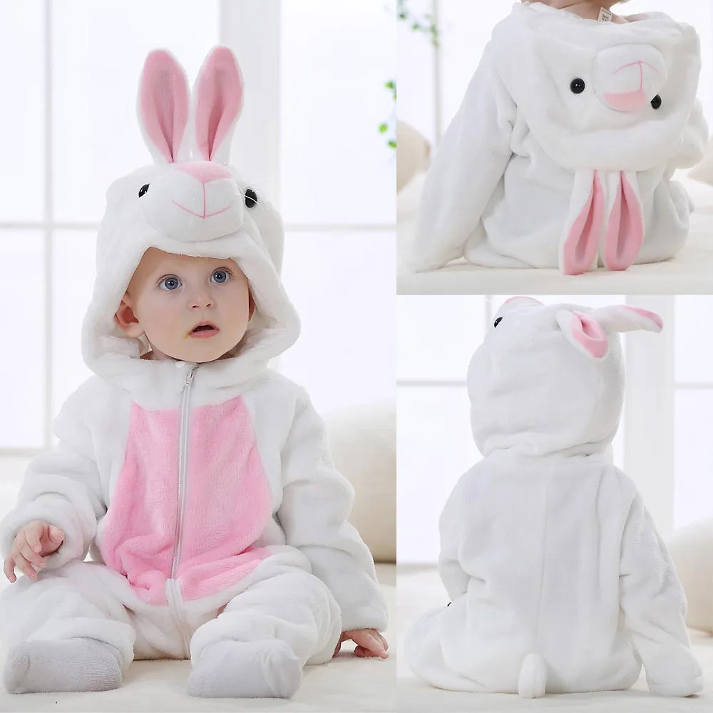 0 to 4 Years Baby Pajamas Winter Cartoon Sleeping Clothes Boys Dinosaur Pijamas Onesies Girls Clothes Toddler Night Bodysuits