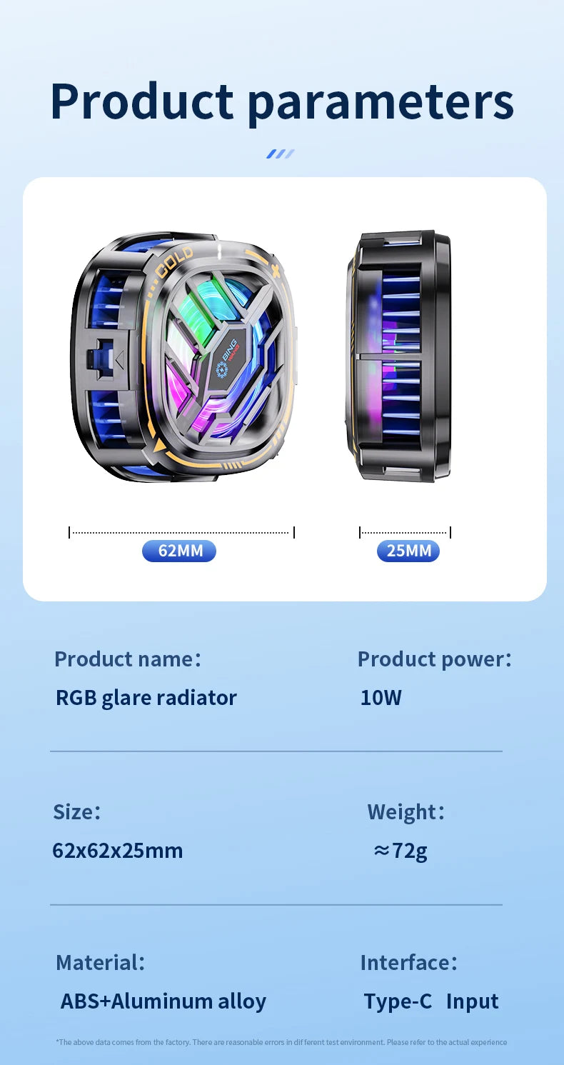 New X76A Magnetic Display Phones Cooler Back-Clip 2 in 1 Game Cooler Semiconductor Fast Phone Cooling Fan for IOS Android Phone
