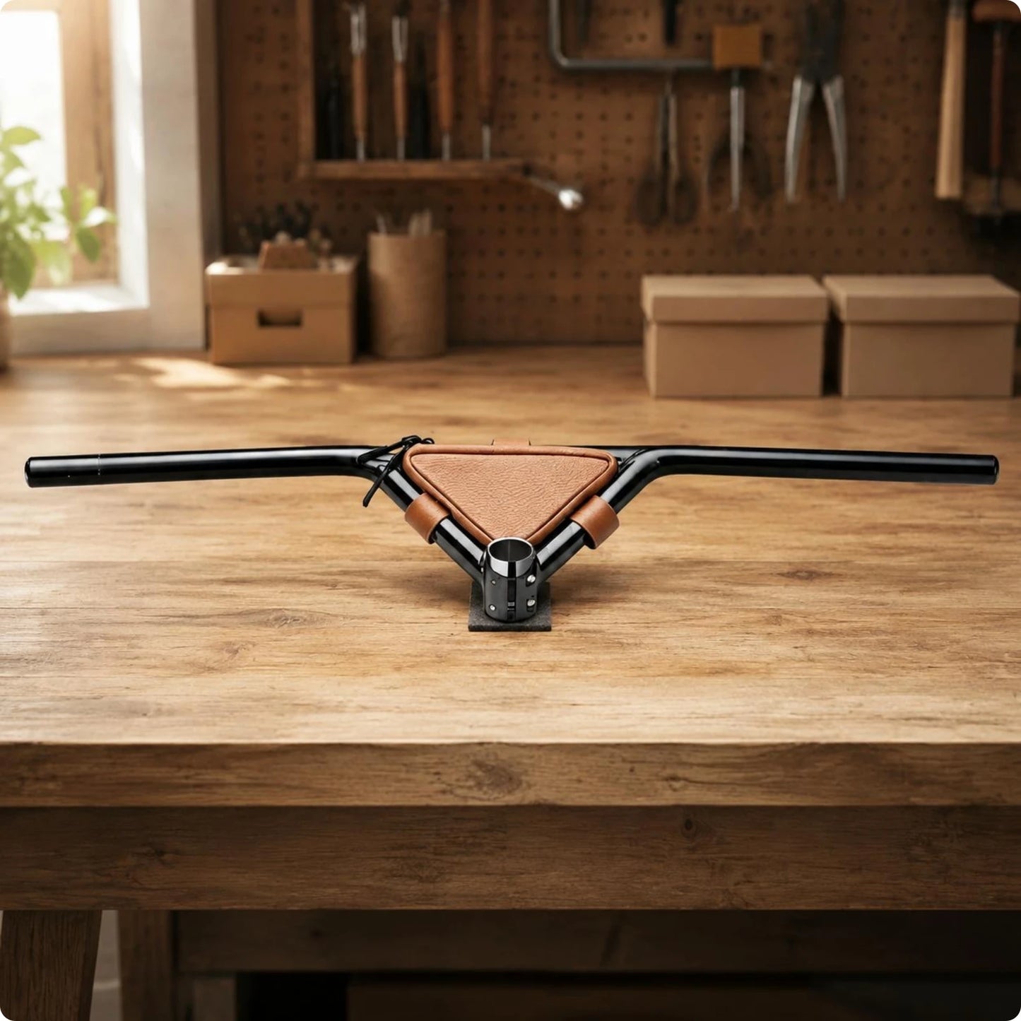 Aluminum Alloy Handlebar Retro Appearance Aluminum Riser Handlebar Riser Bike Bar Comfortable Grip Cycling Equipment Lightweight