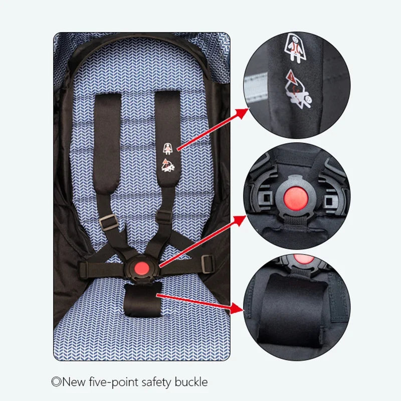 175° Stroller Seat Base Cushions For Yoyo/Yoyo2 Seat Cushion Original Cloth Fabric Baby Stroller Accessories Fit Babytime