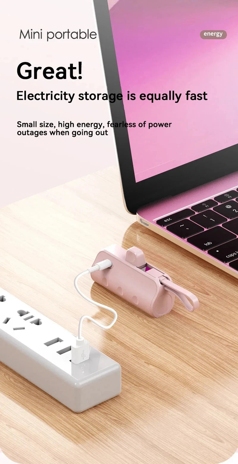 Lenovo 2026 500000mAh Ultra Slim Power Bank Super Fast Charging High Capacity Portable External Battery USB C for Android iPhone